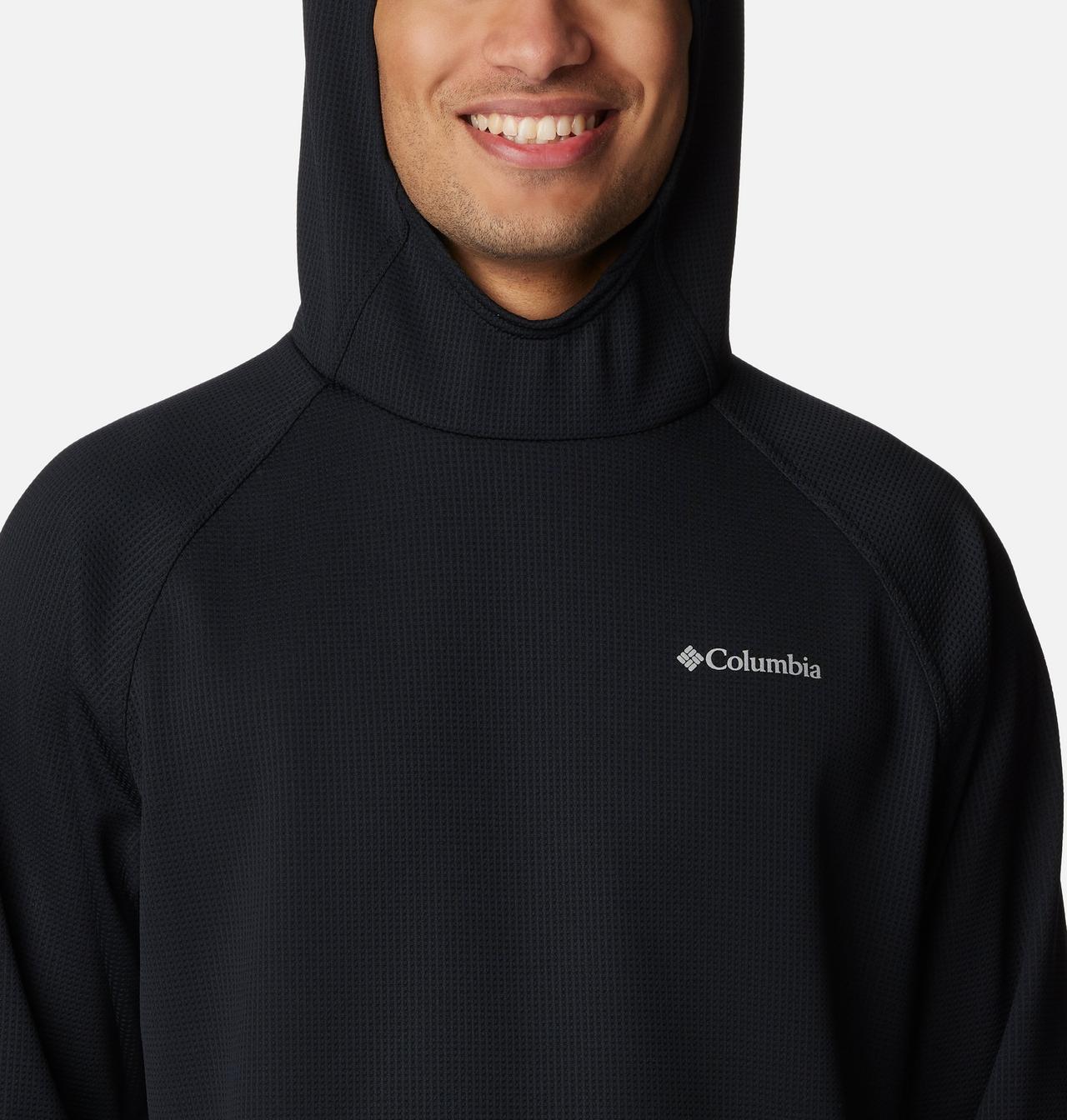 Men's Black Mesa™ Waffle Knit Hoodie - Tall 4