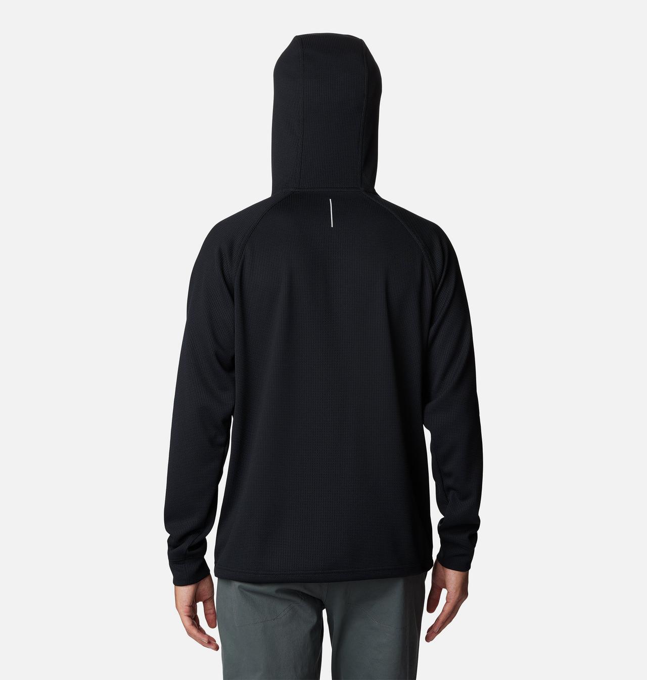 Men's Black Mesa™ Waffle Knit Hoodie - Tall 2