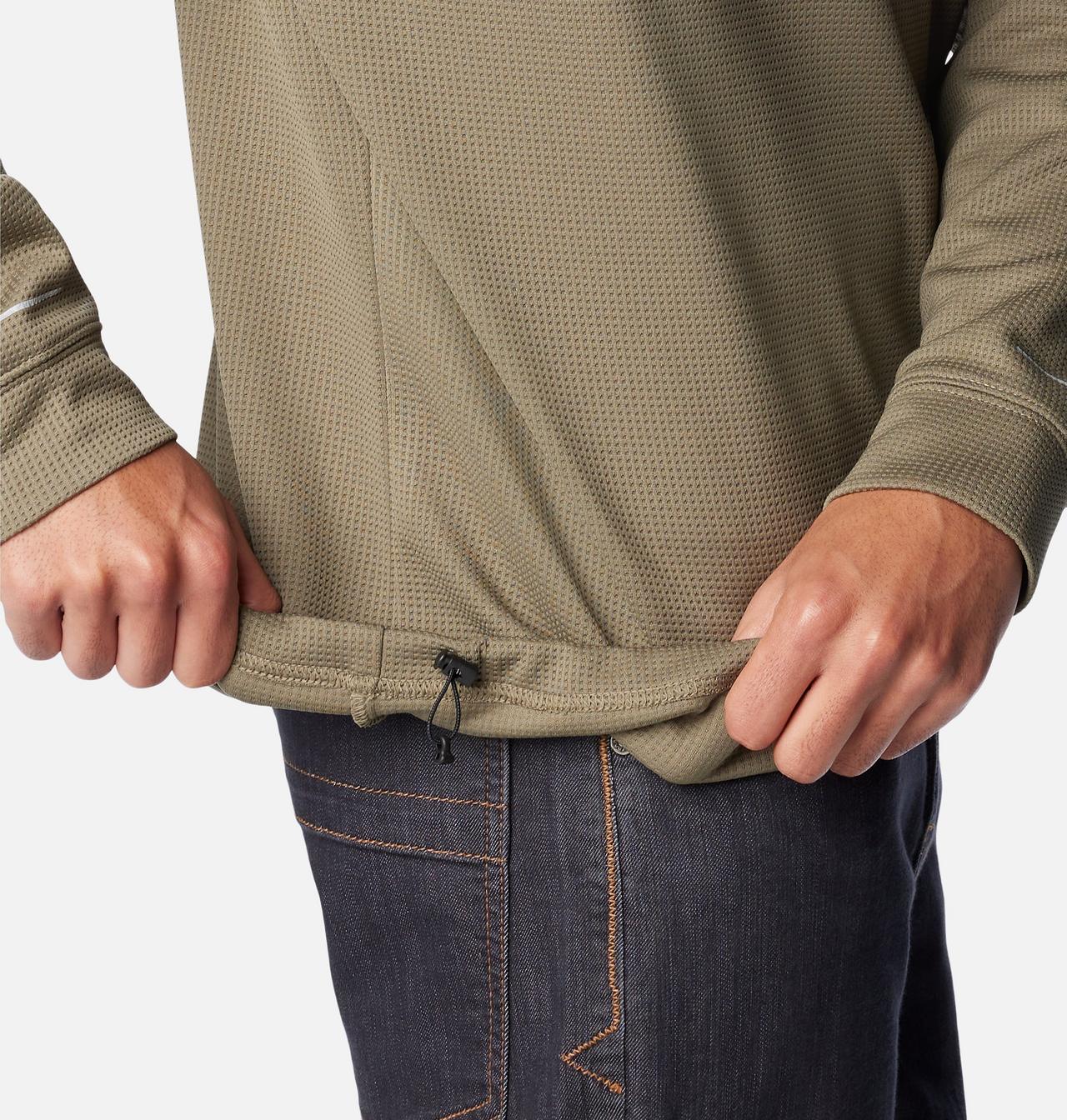 Men's Black Mesa™ Waffle Knit Hoodie - Tall 6