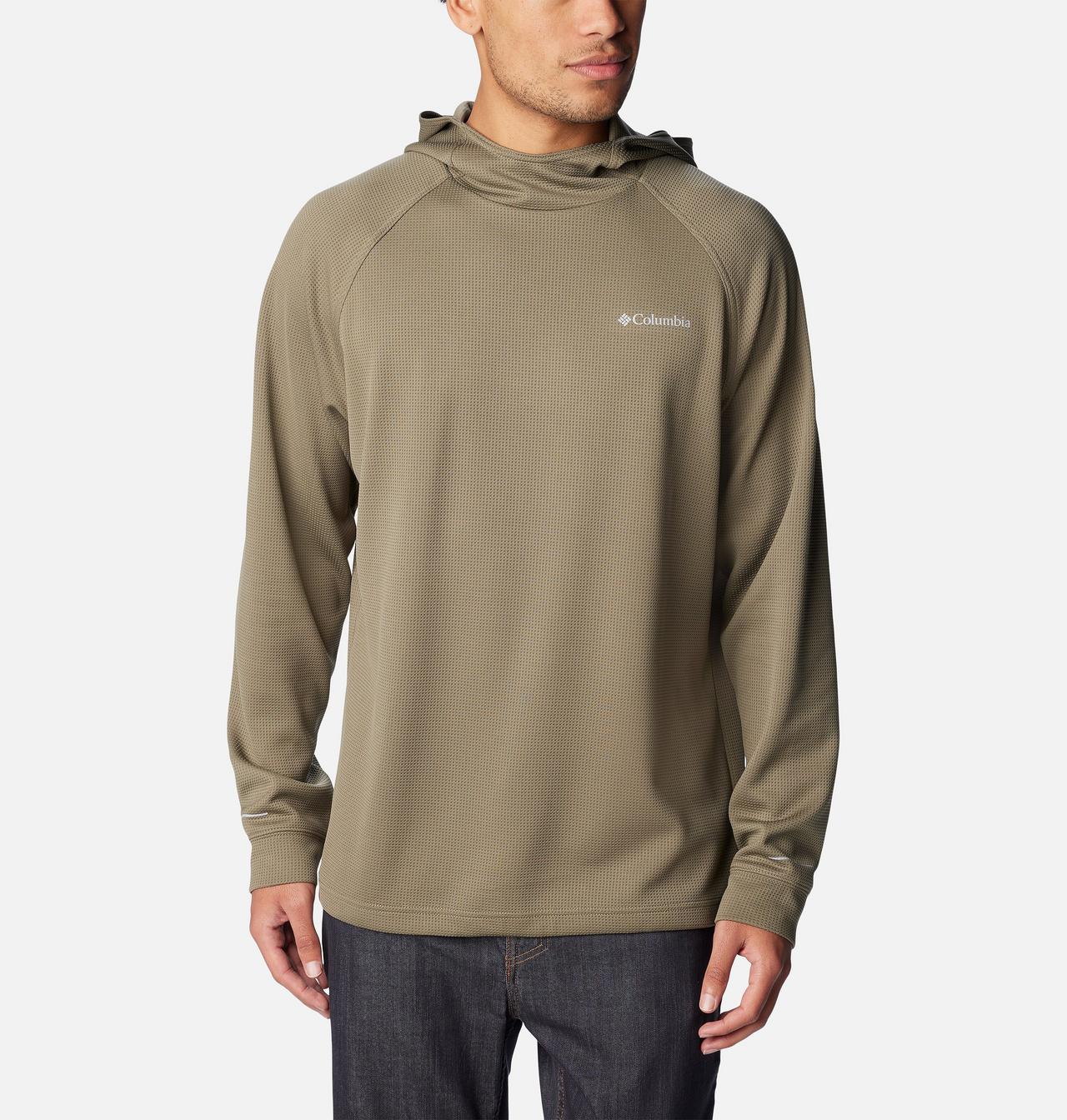 Men's Black Mesa™ Waffle Knit Hoodie - Tall 1