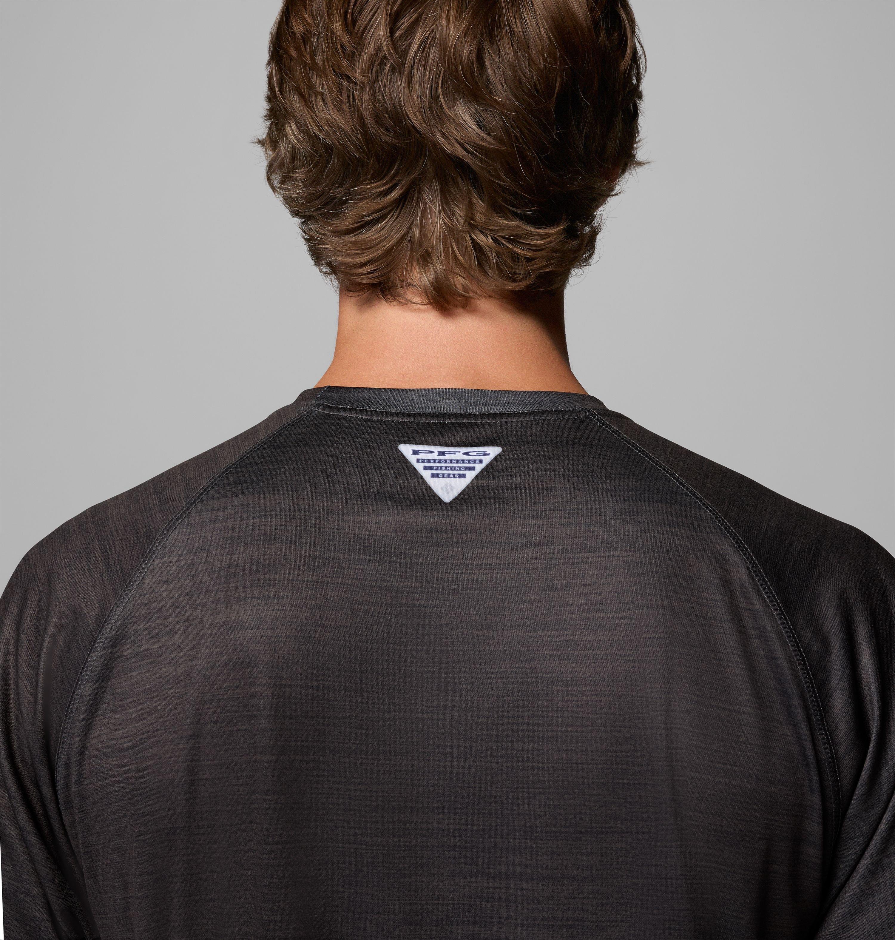 Men's Collegiate PFG Terminal Tackle Heather Long Sleeve Shirt - Washington 6