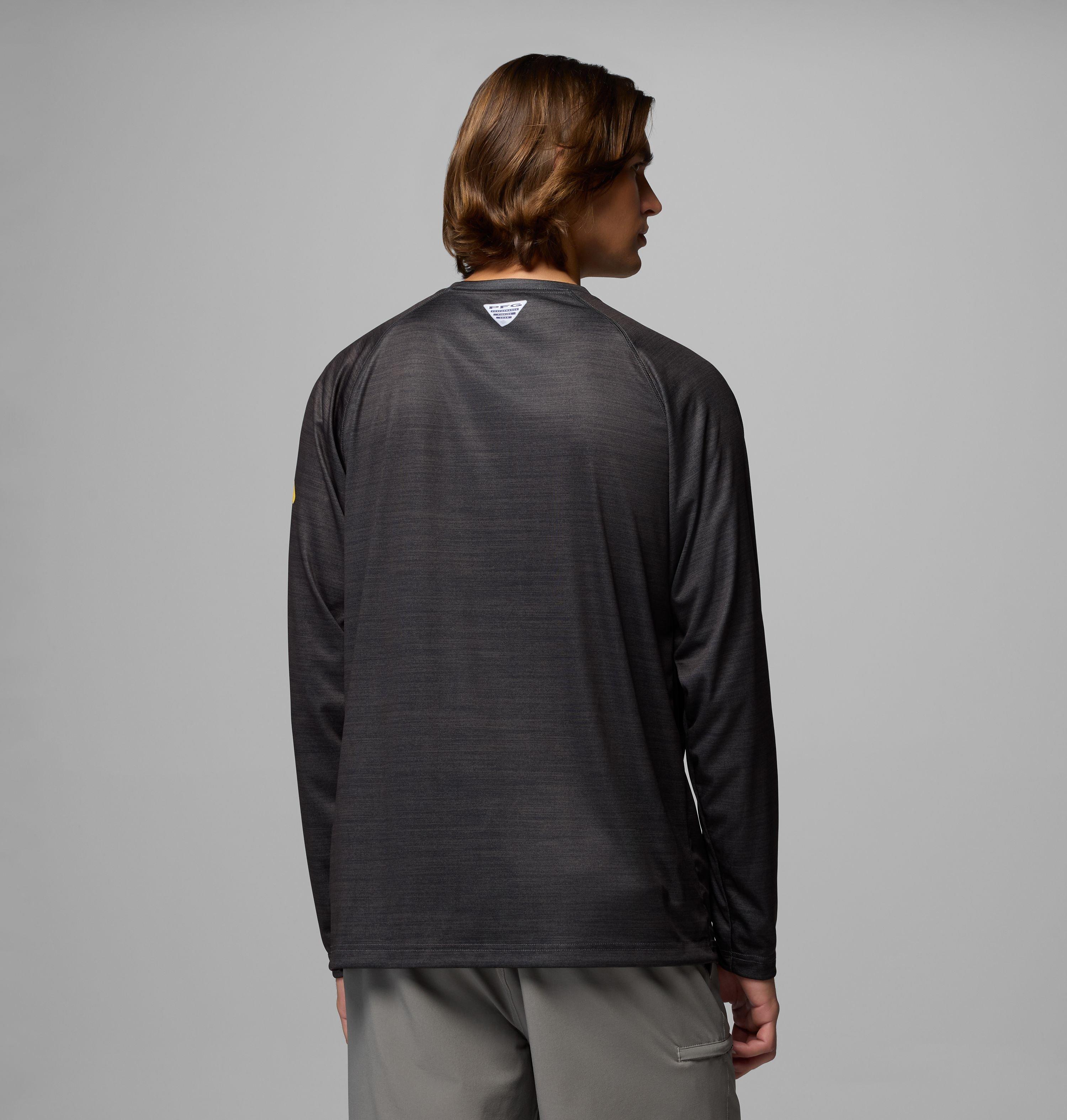 Men's Collegiate PFG Terminal Tackle Heather Long Sleeve Shirt - LSU 3