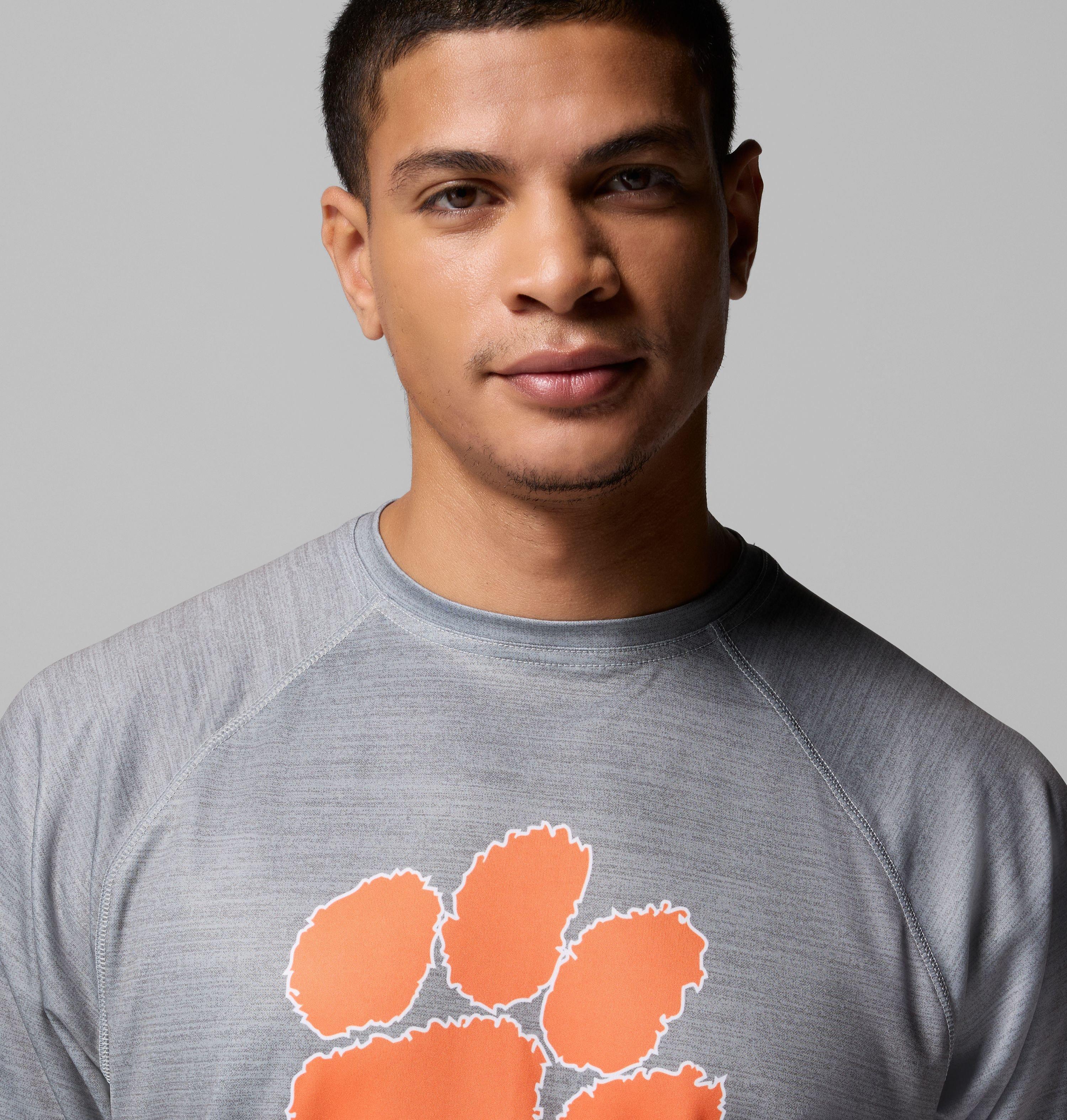 Men's Collegiate PFG Terminal Tackle Heather Long Sleeve Shirt - Clemson 5