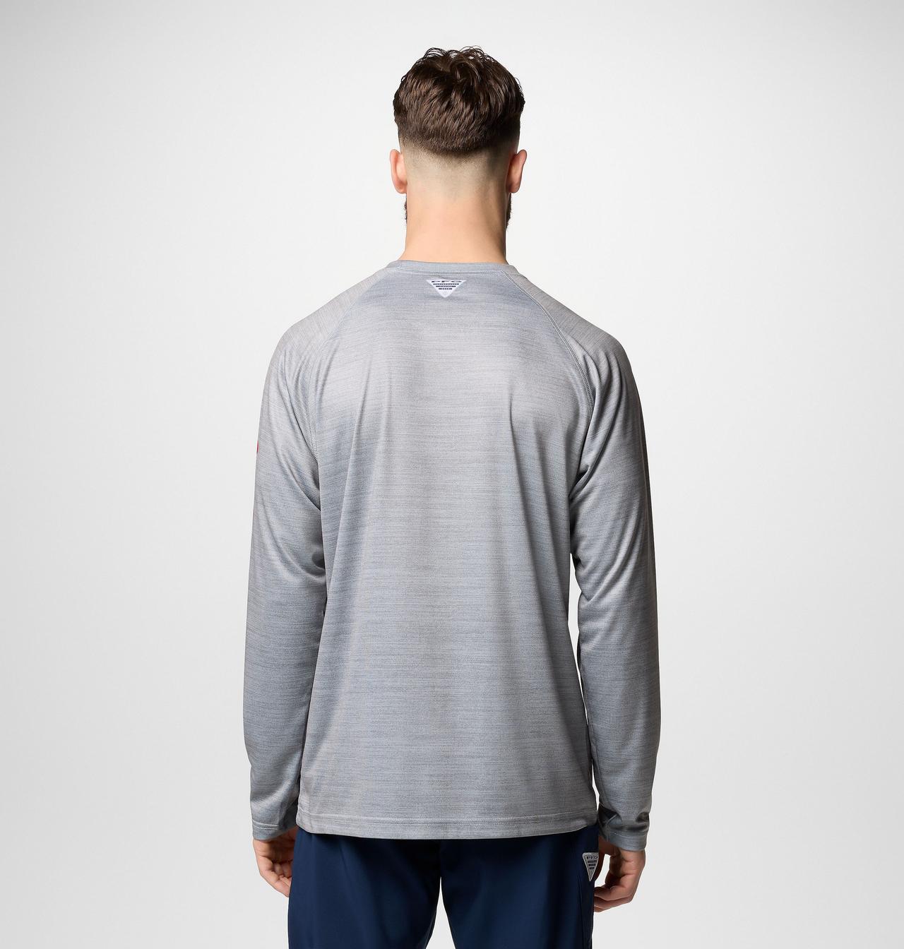 Men's Collegiate PFG Terminal Tackle™ Heather Long Sleeve Shirt | 026 | S 2