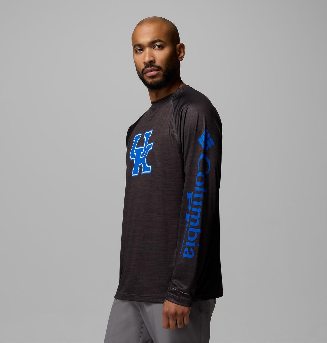 Men's Collegiate PFG Terminal Tackle™ Heather Long Sleeve Shirt - Kentucky 4