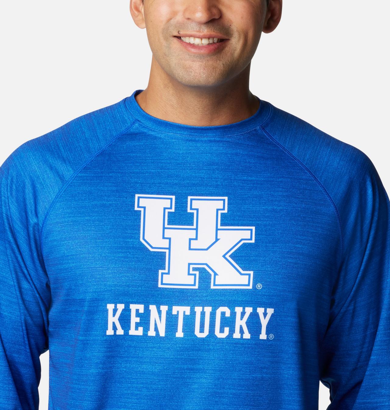Men's Collegiate PFG Terminal Tackle™ Heather Long Sleeve Shirt - Kentucky 4