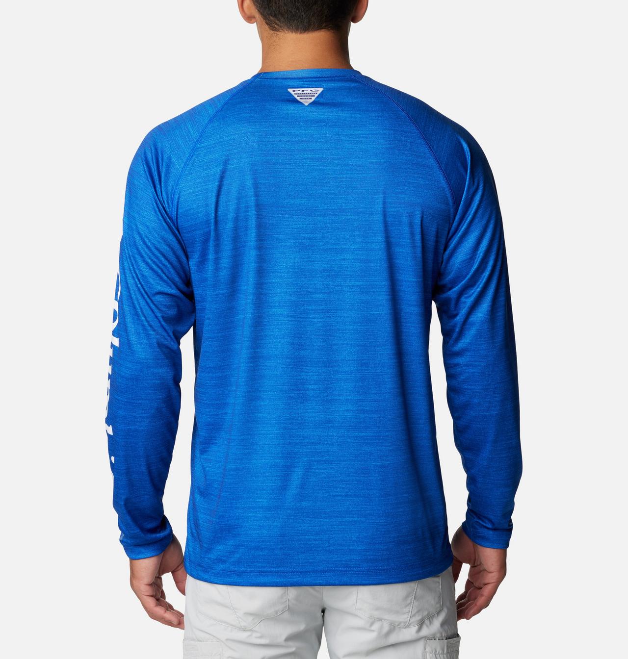 Men's Collegiate PFG Terminal Tackle™ Heather Long Sleeve Shirt - Kentucky 2