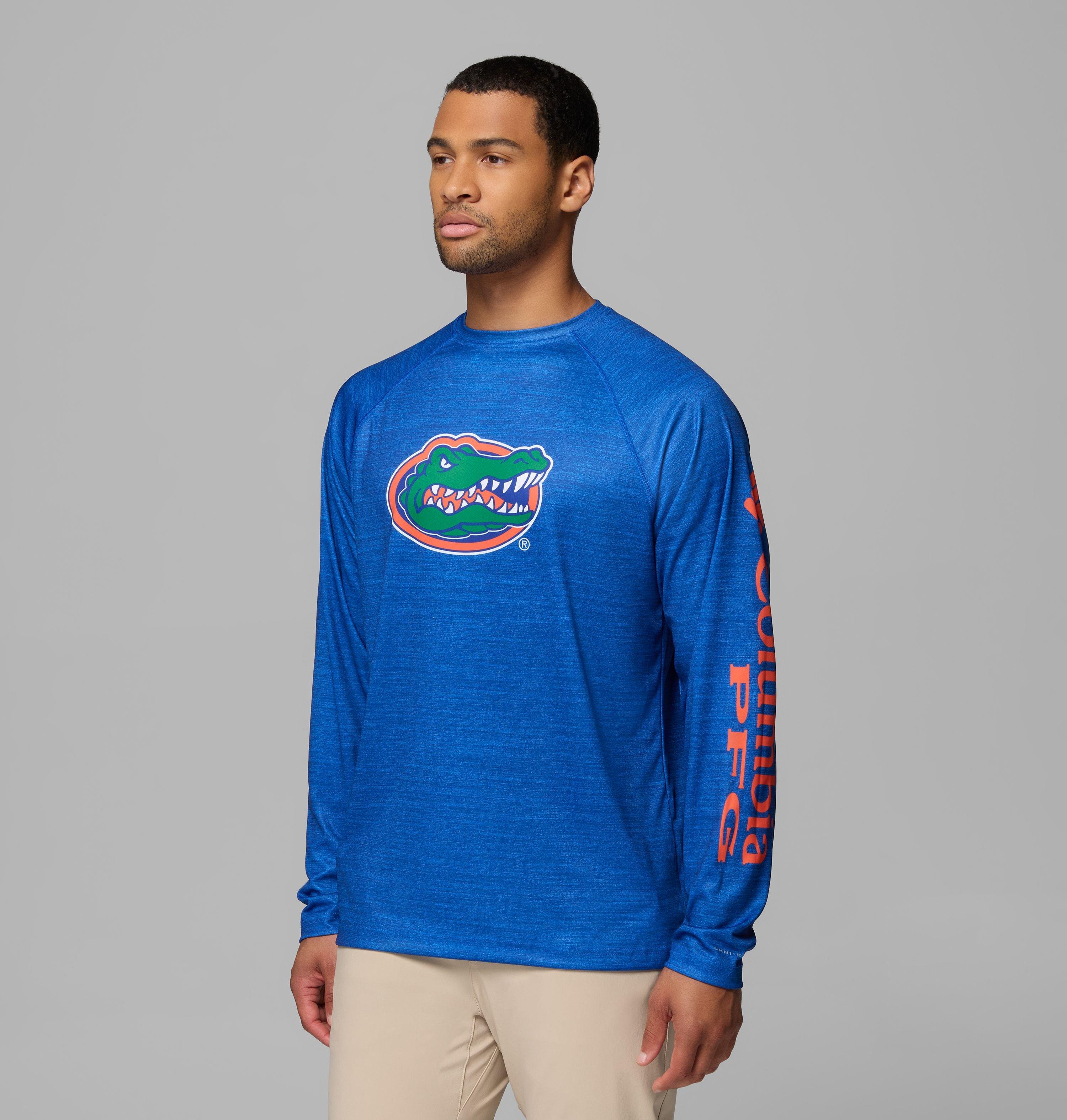 Men's Collegiate PFG Terminal Tackle Heather Long Sleeve Shirt - Florida 4
