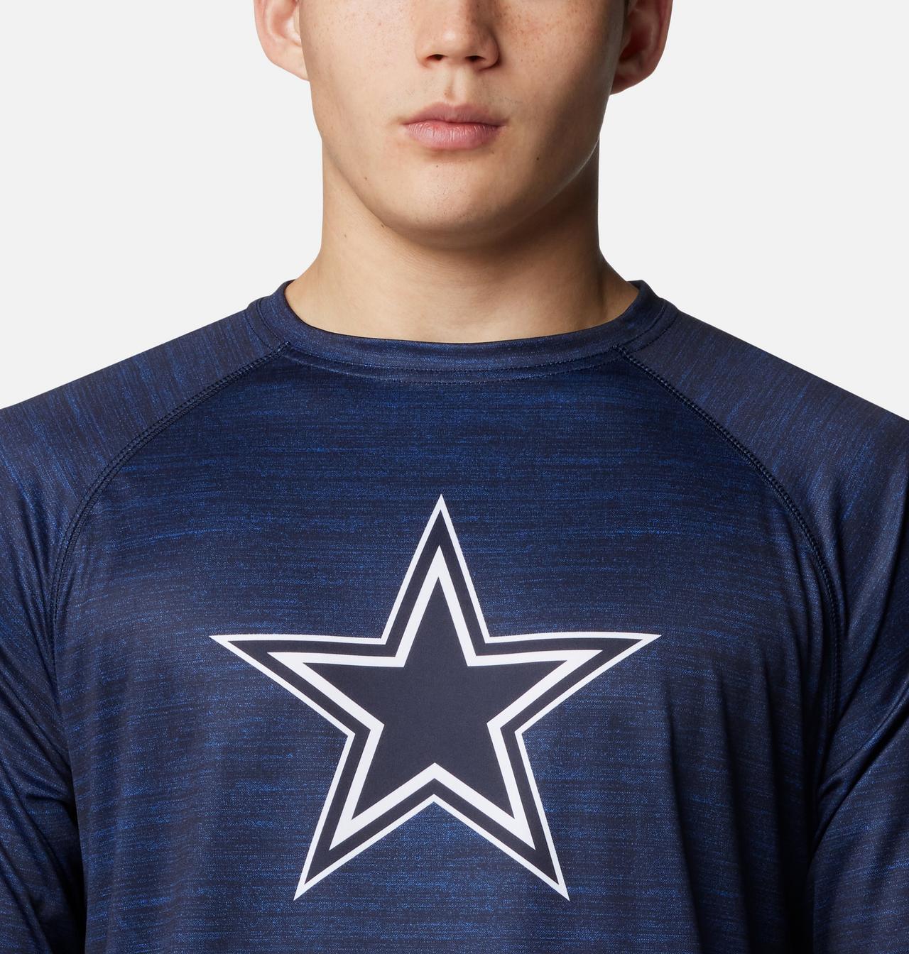 Men's PFG Terminal Tackle™ Heather Long Sleeve Shirt - Dallas 4