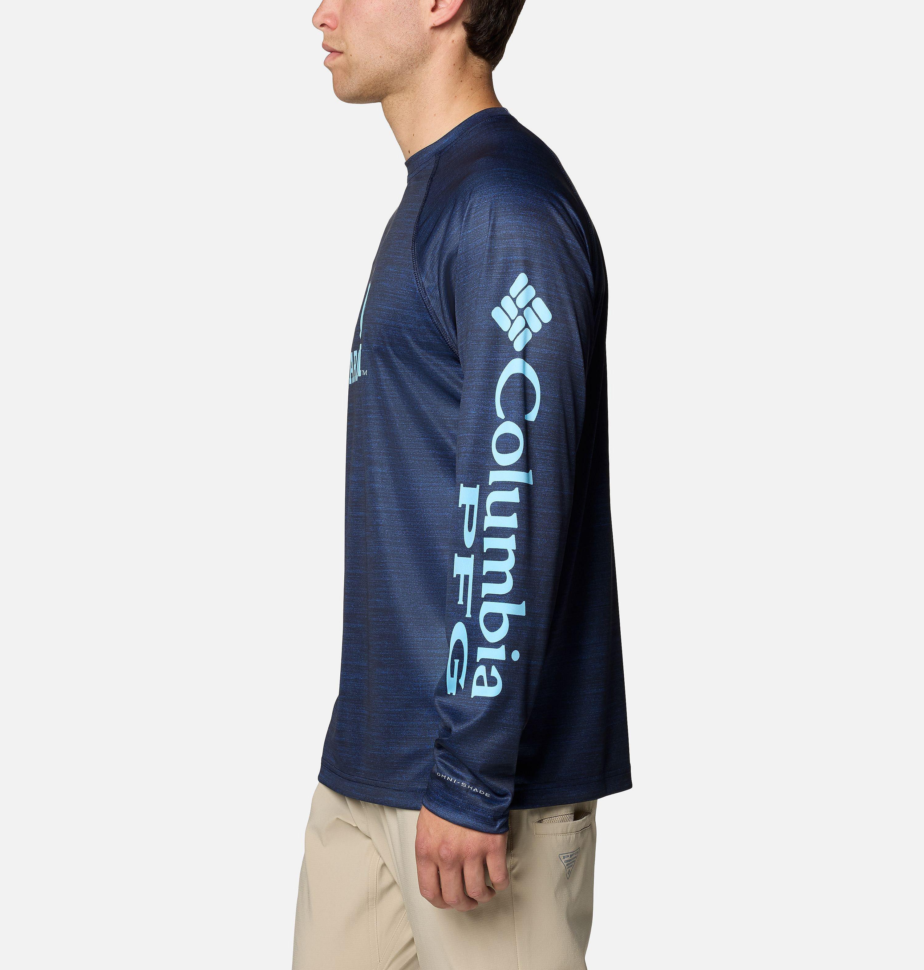 Men's Collegiate PFG Terminal Tackle™ Heather Long Sleeve Shirt | 467 | M 3