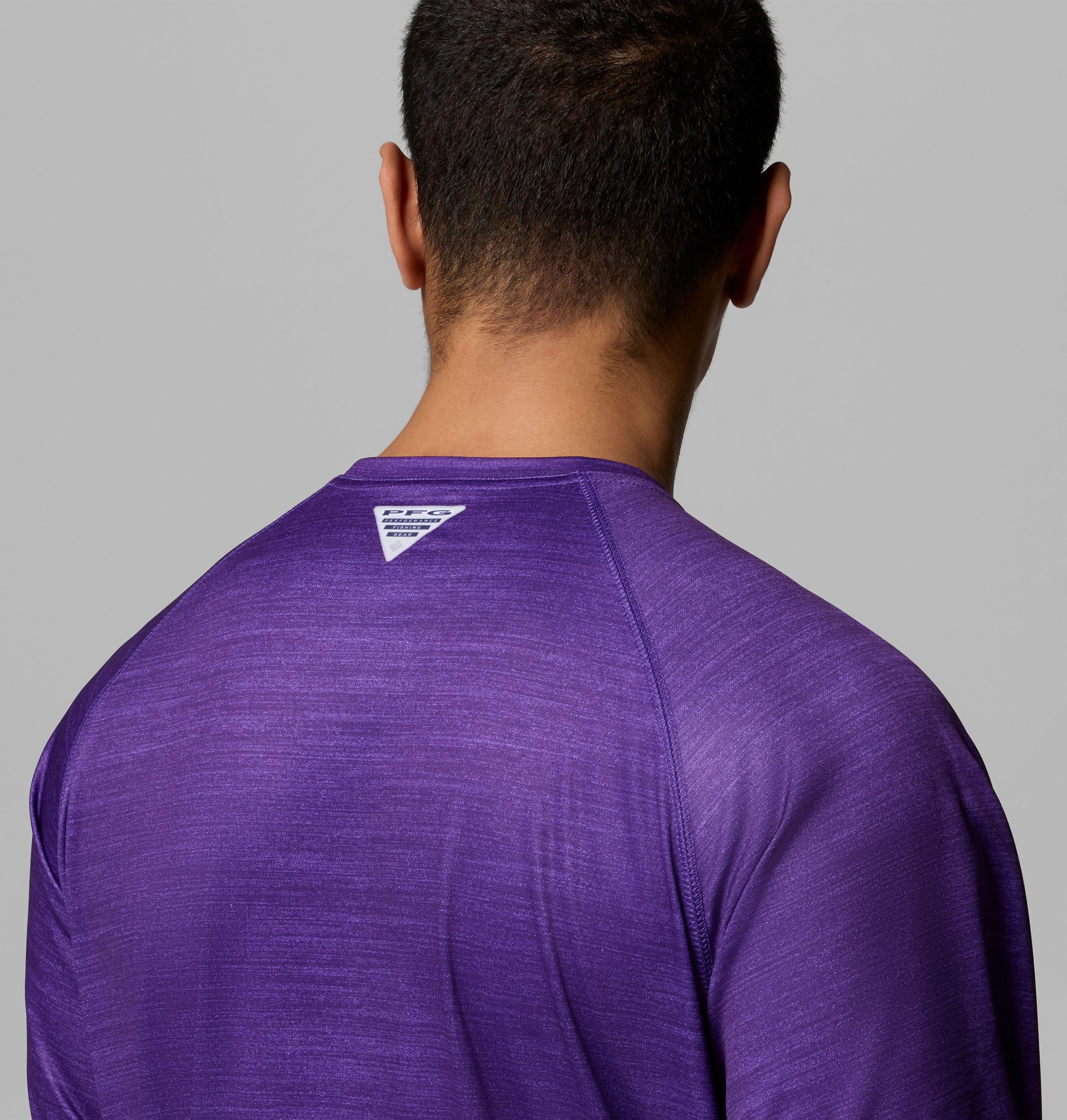 Men's Collegiate PFG Terminal Tackle Heather Long Sleeve Shirt - LSU 6