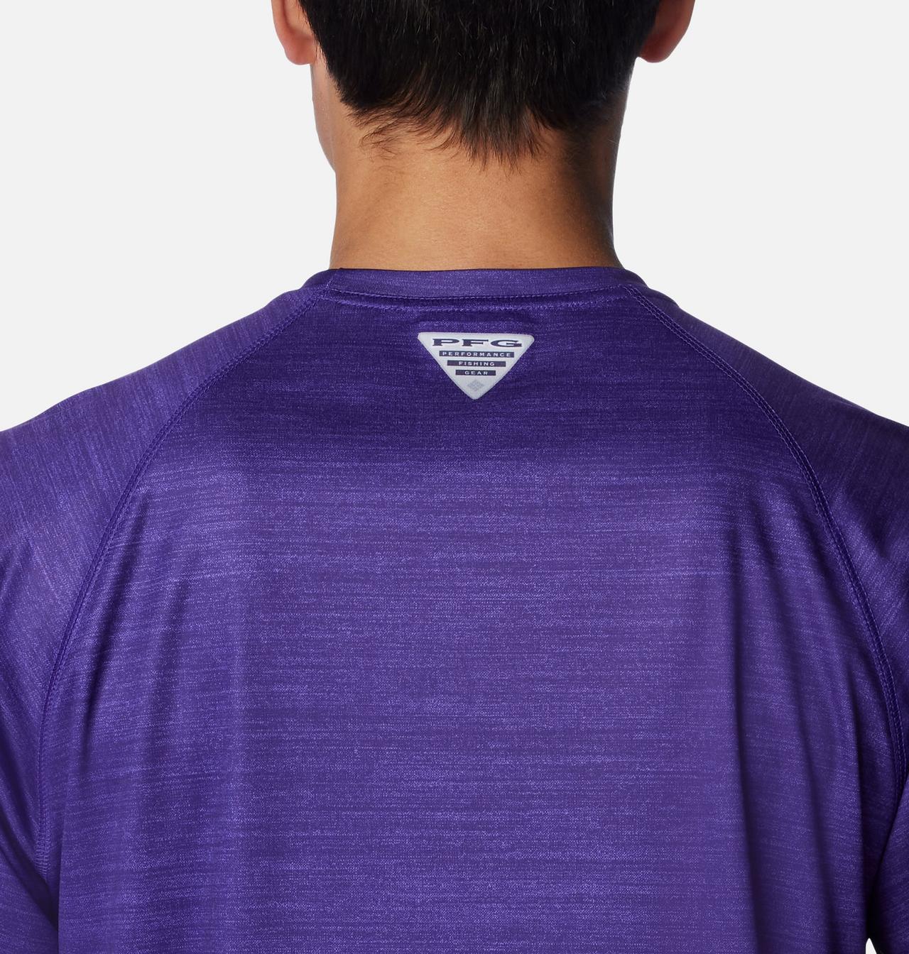 Men's Collegiate PFG Terminal Tackle™ Heather Long Sleeve Shirt - LSU 5