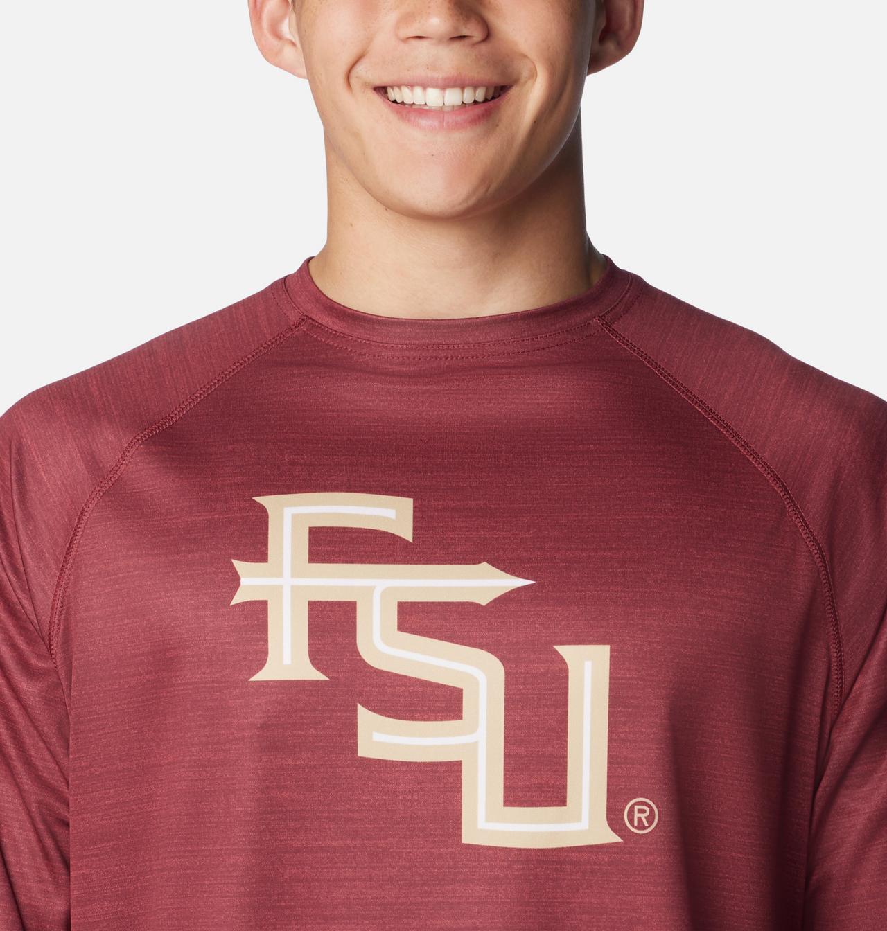 Men's Collegiate PFG Terminal Tackle Heather Long Sleeve Shirt - Florida State 4