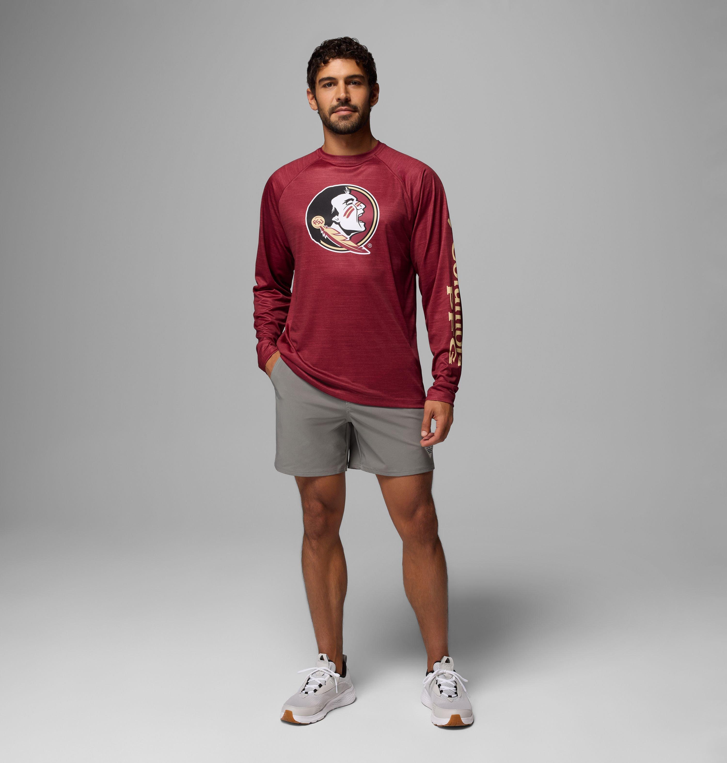 Men's Collegiate PFG Terminal Tackle Heather Long Sleeve Shirt - Florida State 2