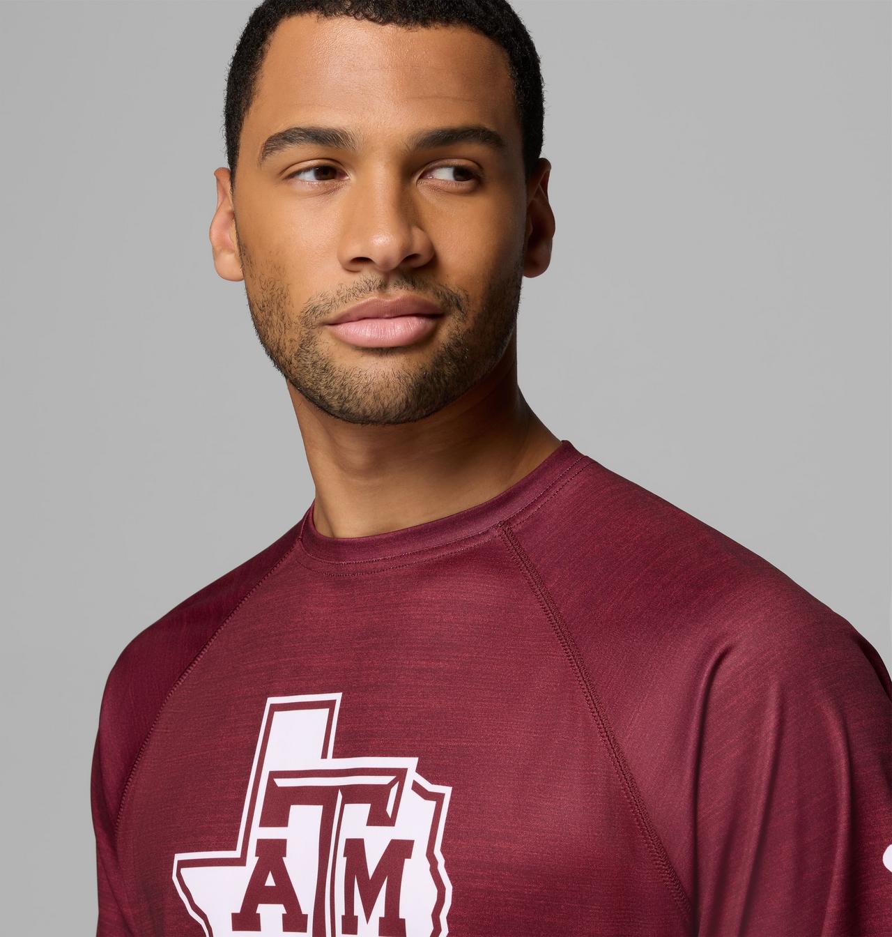 Men's Collegiate PFG Terminal Tackle™ Heather Long Sleeve Shirt - Texas A&M 4