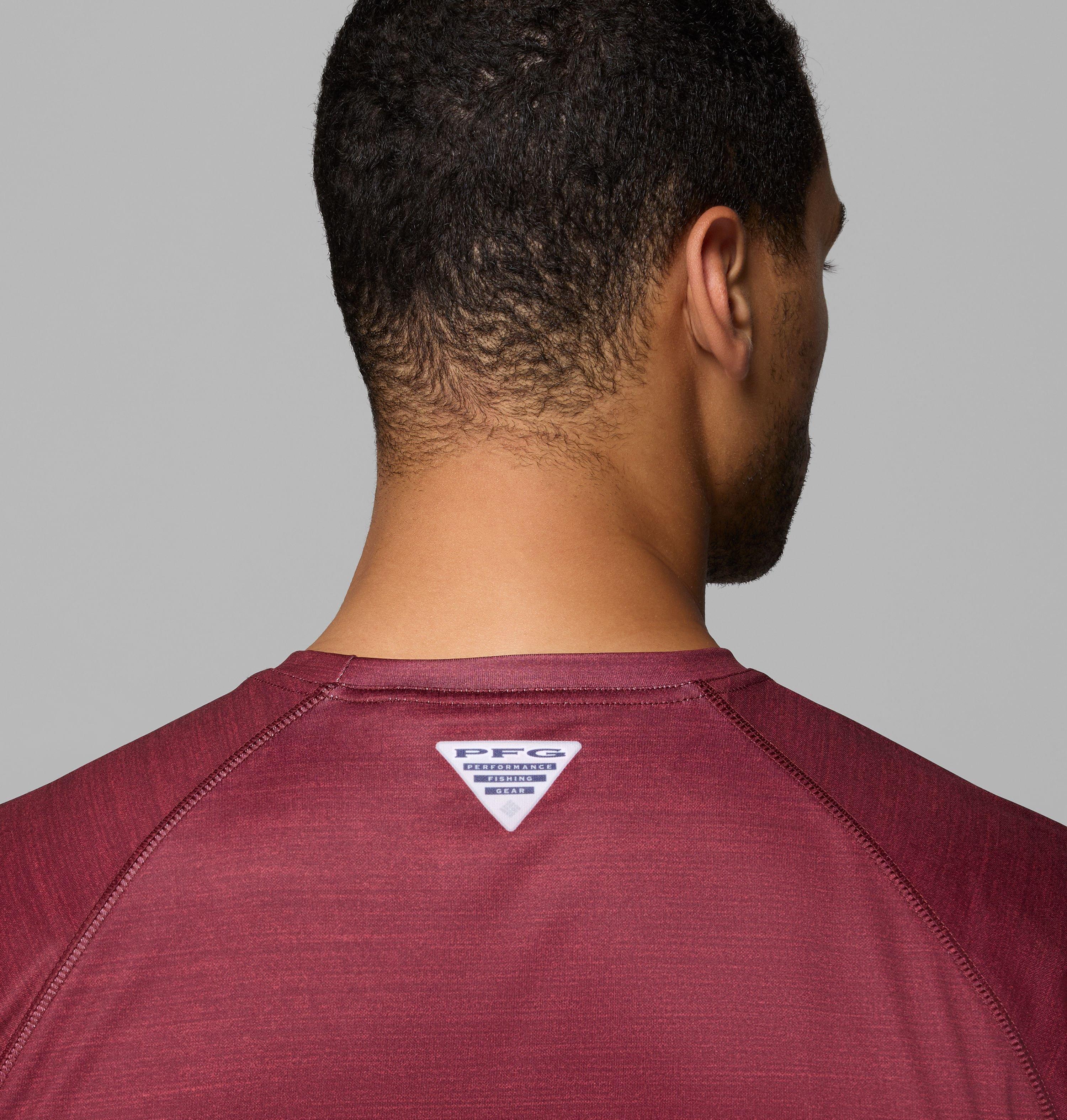 Men's Collegiate PFG Terminal Tackle Heather Long Sleeve Shirt - Texas A&M 6
