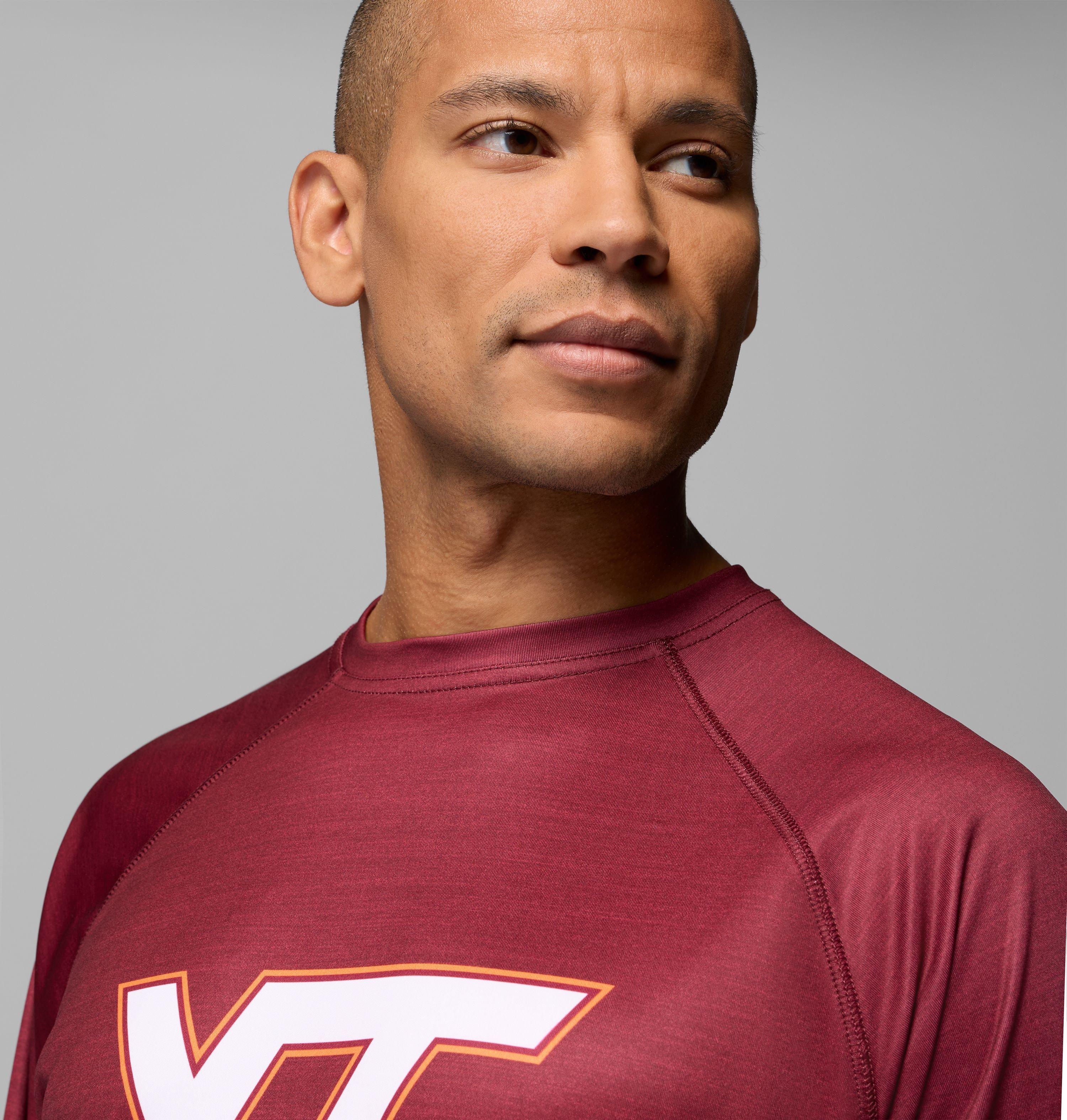 Men's Collegiate PFG Terminal Tackle Heather Long Sleeve Shirt - Virginia Tech 5