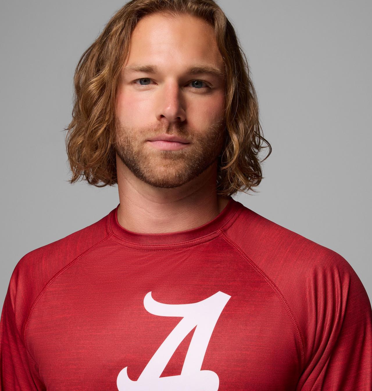 Men's Collegiate PFG Terminal Tackle™ Heather Long Sleeve Shirt - Alabama 4