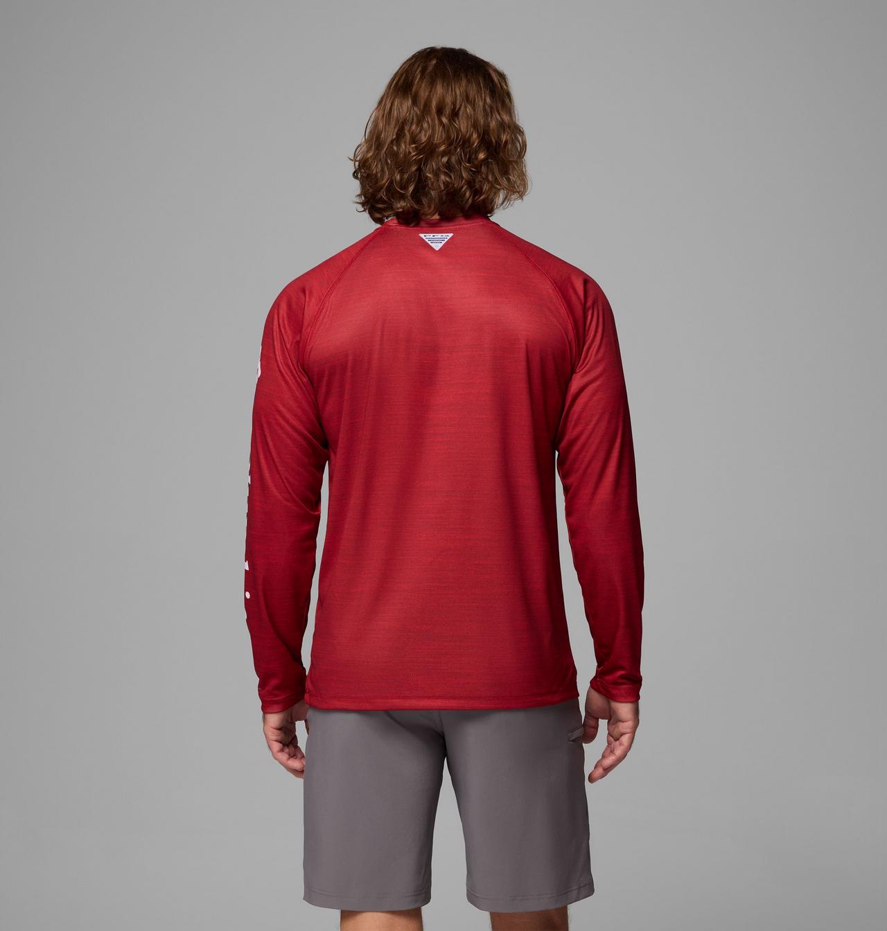 Men's Collegiate PFG Terminal Tackle™ Heather Long Sleeve Shirt - Alabama 2