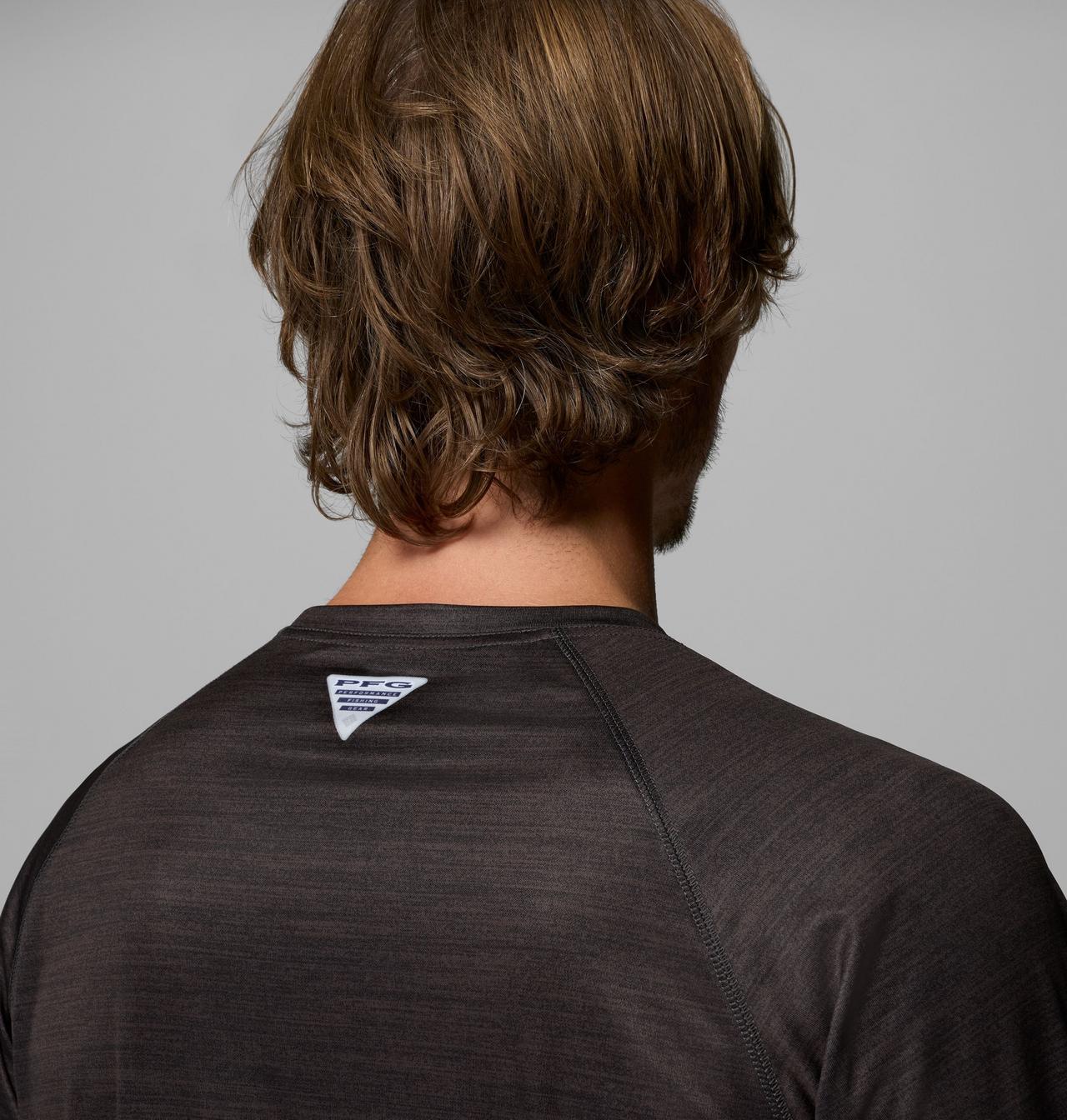 Men's Collegiate PFG Terminal Tackle™ Heather Long Sleeve Shirt - Georgia 5