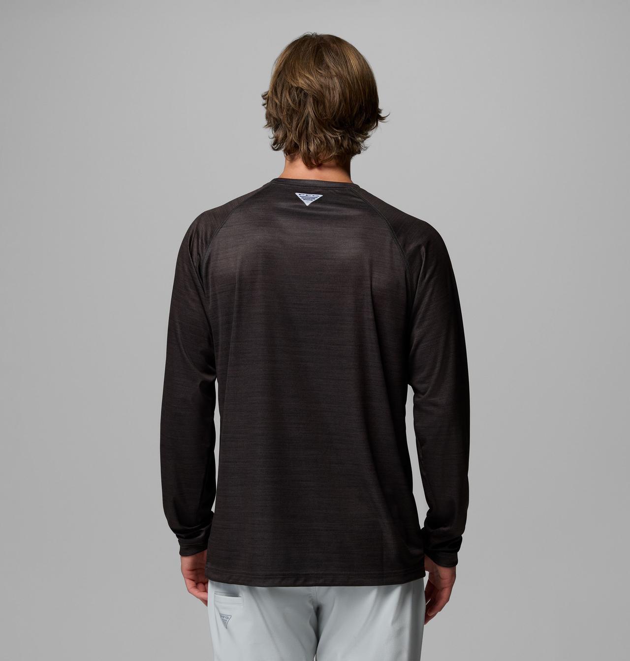 Men's Collegiate PFG Terminal Tackle™ Heather Long Sleeve Shirt - Georgia 2