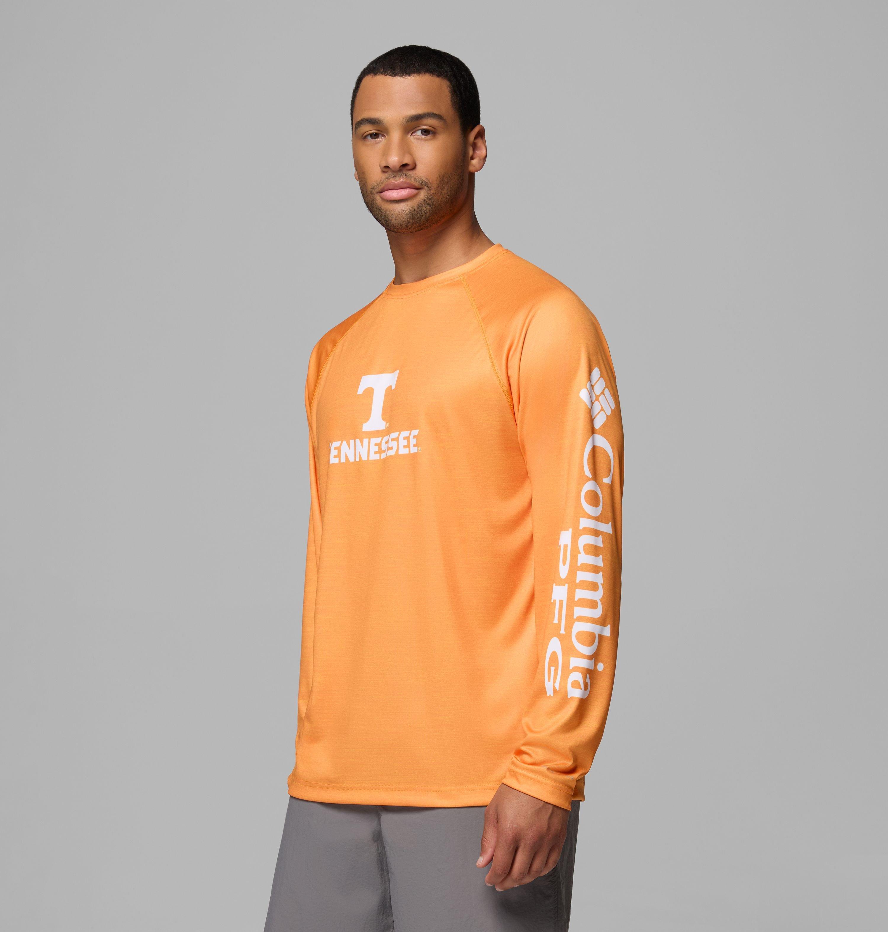 Men's Collegiate PFG Terminal Tackle Heather Long Sleeve Shirt - Tennessee 4