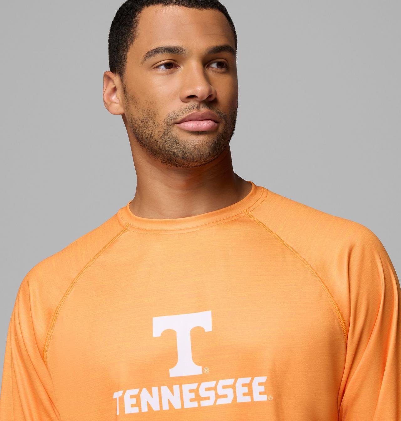 Men's Collegiate PFG Terminal Tackle™ Heather Long Sleeve Shirt - Tennessee 4