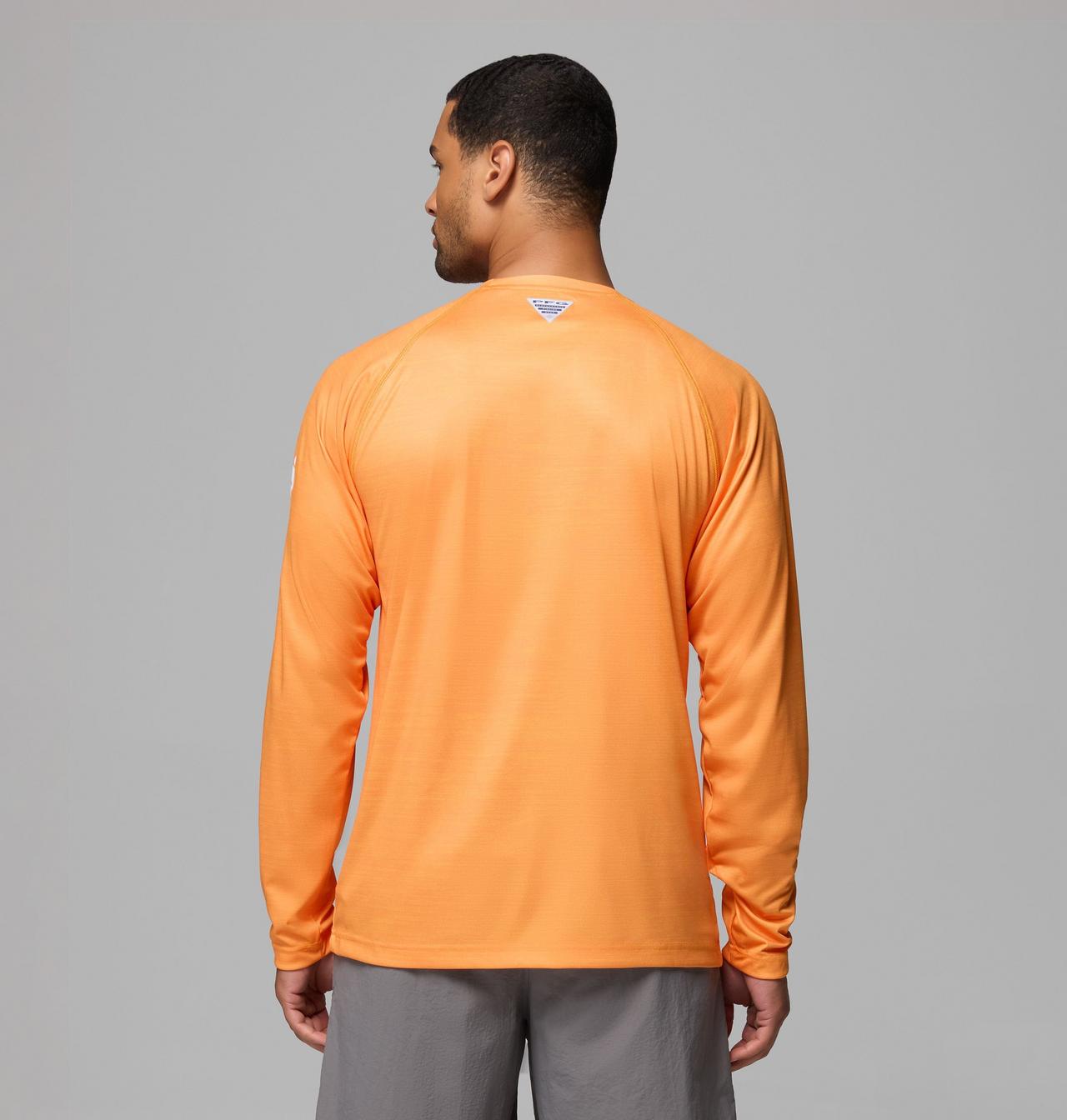 Men's Collegiate PFG Terminal Tackle™ Heather Long Sleeve Shirt - Tennessee 2