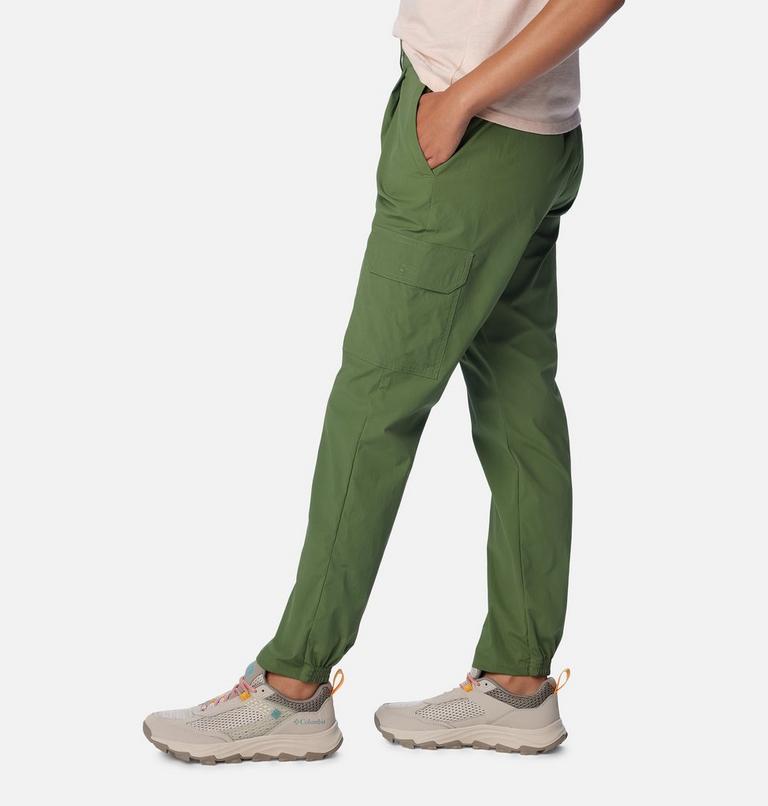 Women's Boundless Trek Pleated Casual Trousers, Color: Canteen, image 3