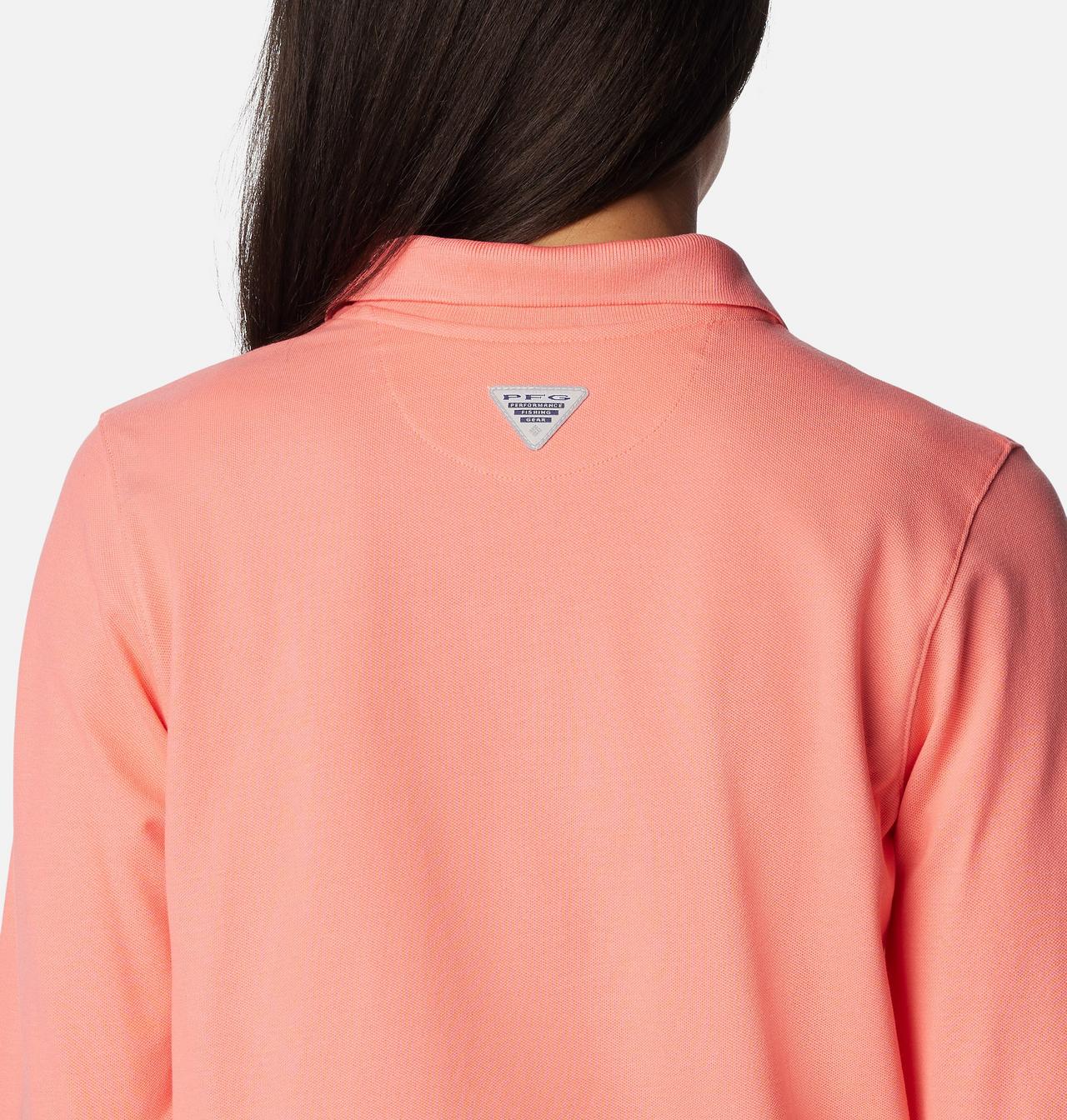 Women's PFG Reel Beauty™ Long Sleeve Polo 5