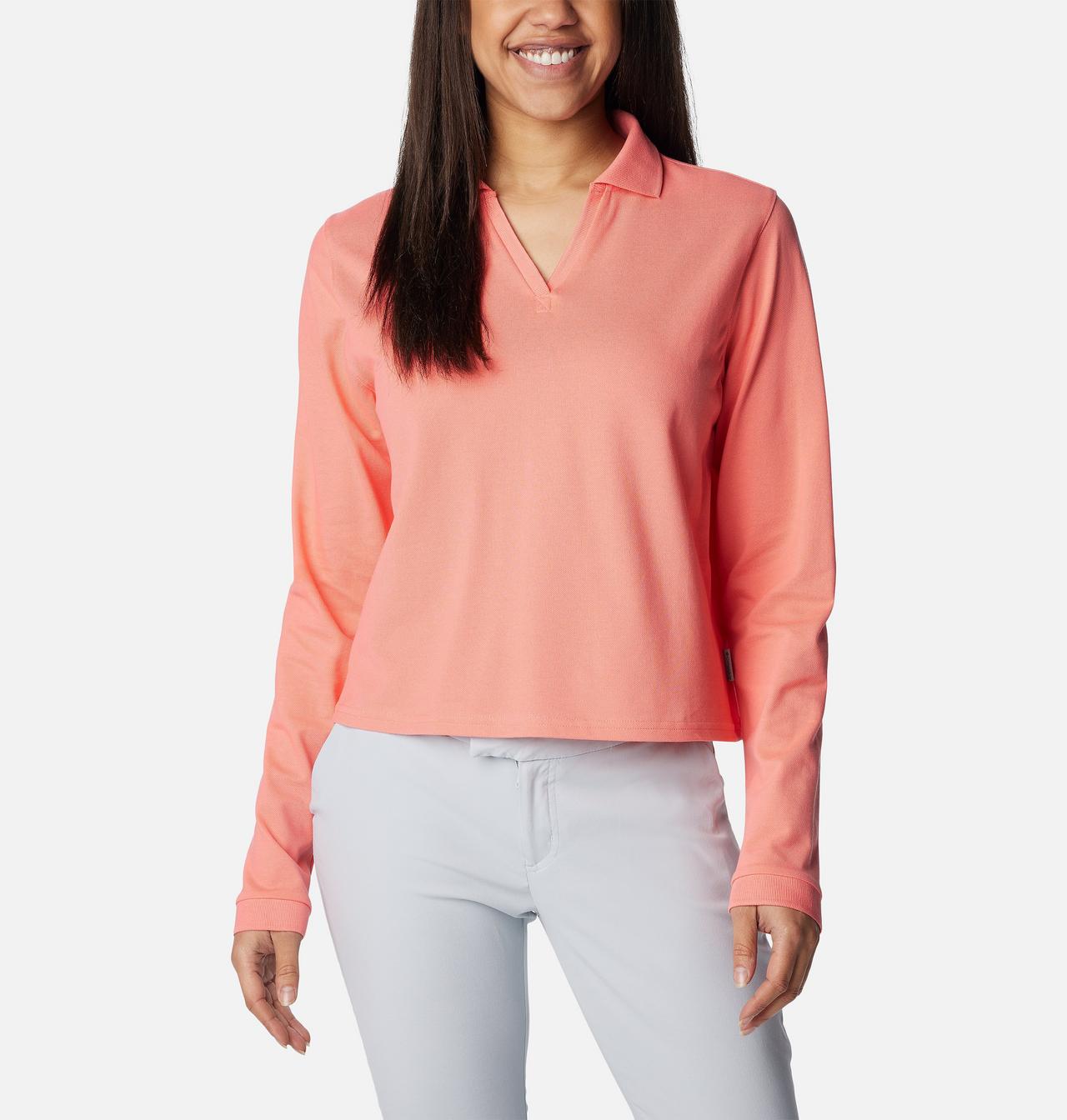 Women's PFG Reel Beauty™ Long Sleeve Polo 1