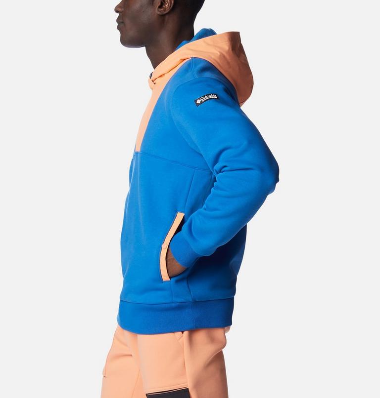 Sudadera estampada con capucha Wintertrainer para hombre, Color: Bright Indigo, Bright Nectar, image 3