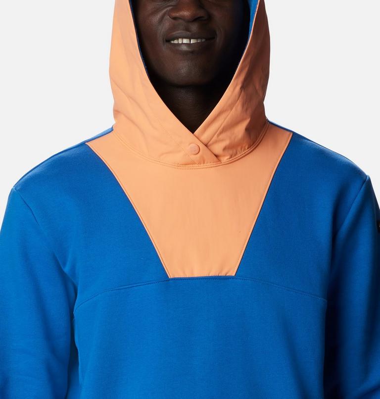 Sudadera estampada con capucha Wintertrainer para hombre, Color: Bright Indigo, Bright Nectar, image 4