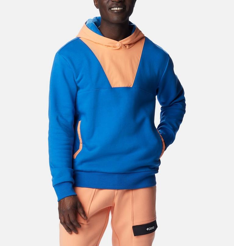 Sudadera estampada con capucha Wintertrainer para hombre, Color: Bright Indigo, Bright Nectar, image 1