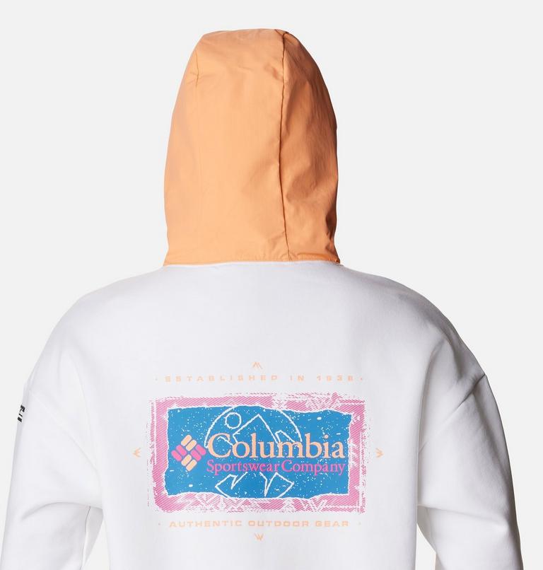 Women's Wintertrainer Graphic Hoodie, Color: White, Bright Nectar, image 5
