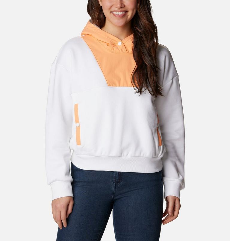 Women's Wintertrainer Graphic Hoodie, Color: White, Bright Nectar, image 1