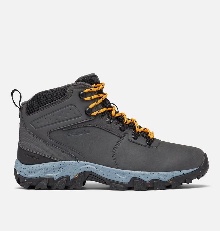 Men's Newton Ridge Waterproof Omni-Heat II Winter Hiking Boot, Color: Dark Grey, Raw Honey, image 3