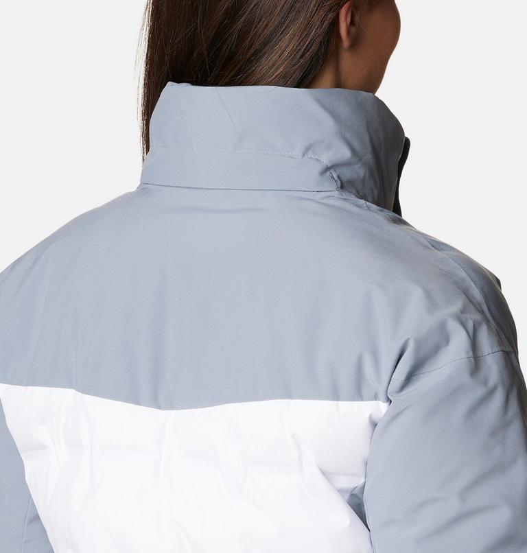 Women's Wildcard III Waterproof Down Ski Jacket - 2023 COLLECTION, Color: White, Tradewinds Grey, image 10