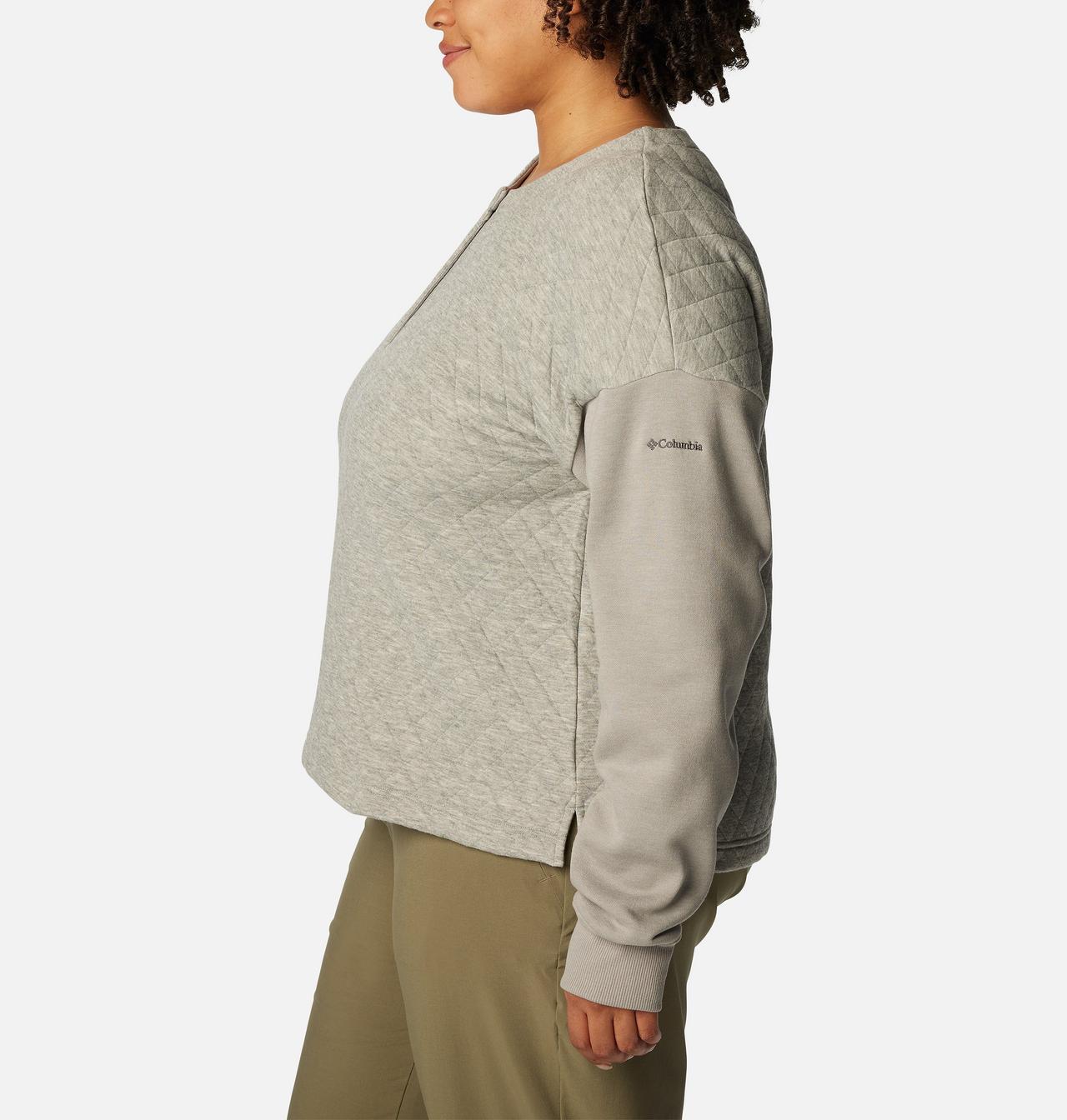 Women's Hart Mountain™ Quilted Crew - Plus Size 3