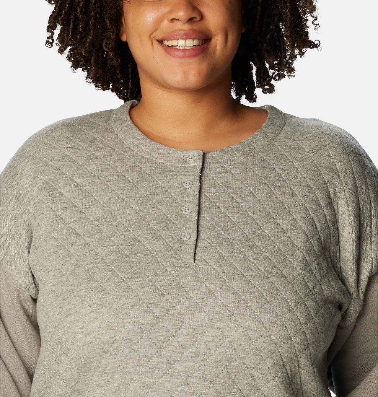 Women's Hart Mountain™ Quilted Crew - Plus Size 4