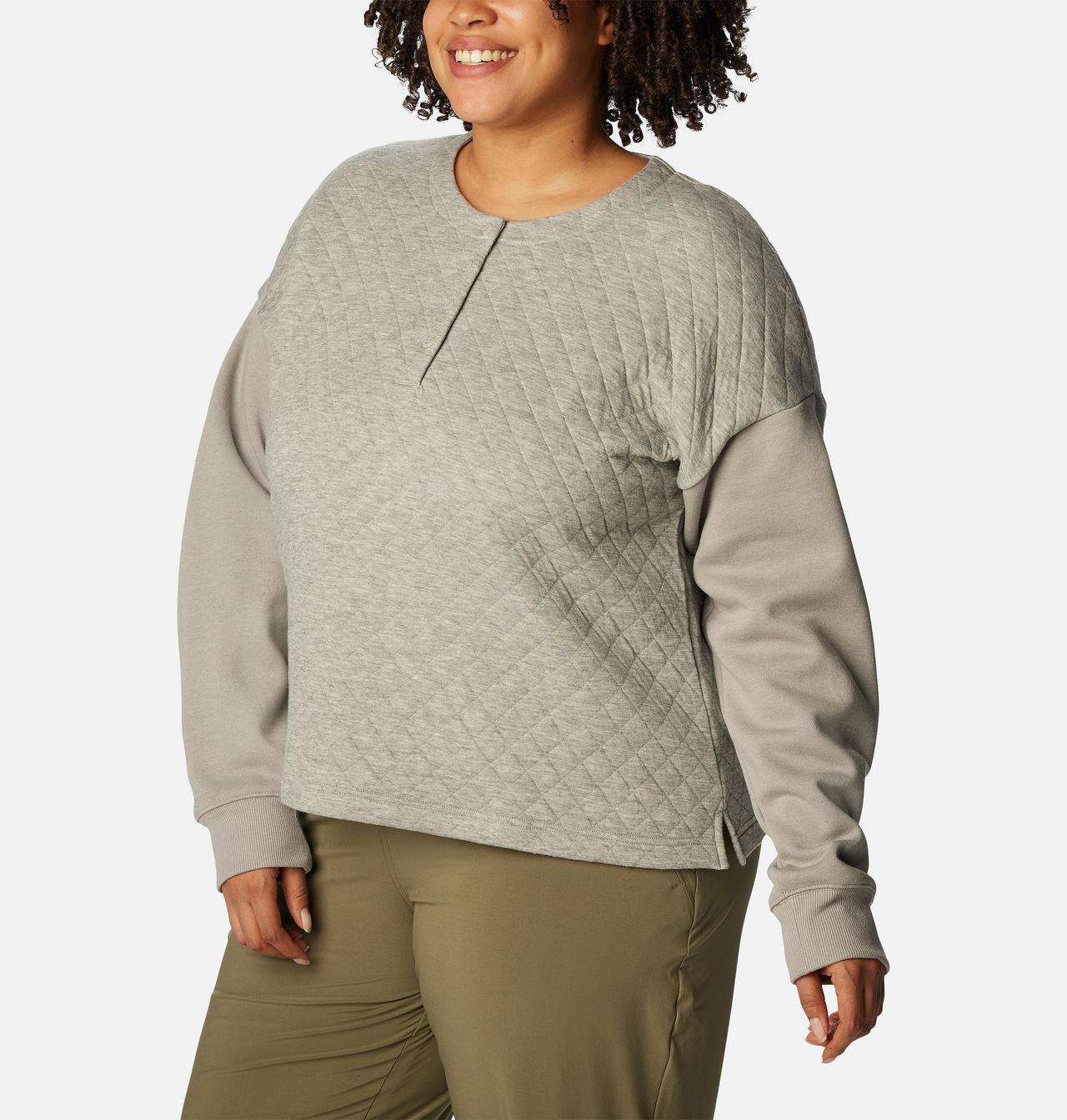 Women's Hart Mountain™ Quilted Crew - Plus Size 5