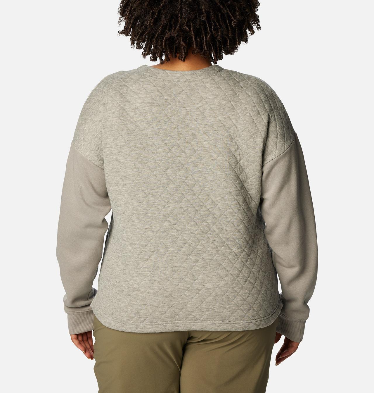 Women's Hart Mountain™ Quilted Crew - Plus Size 2