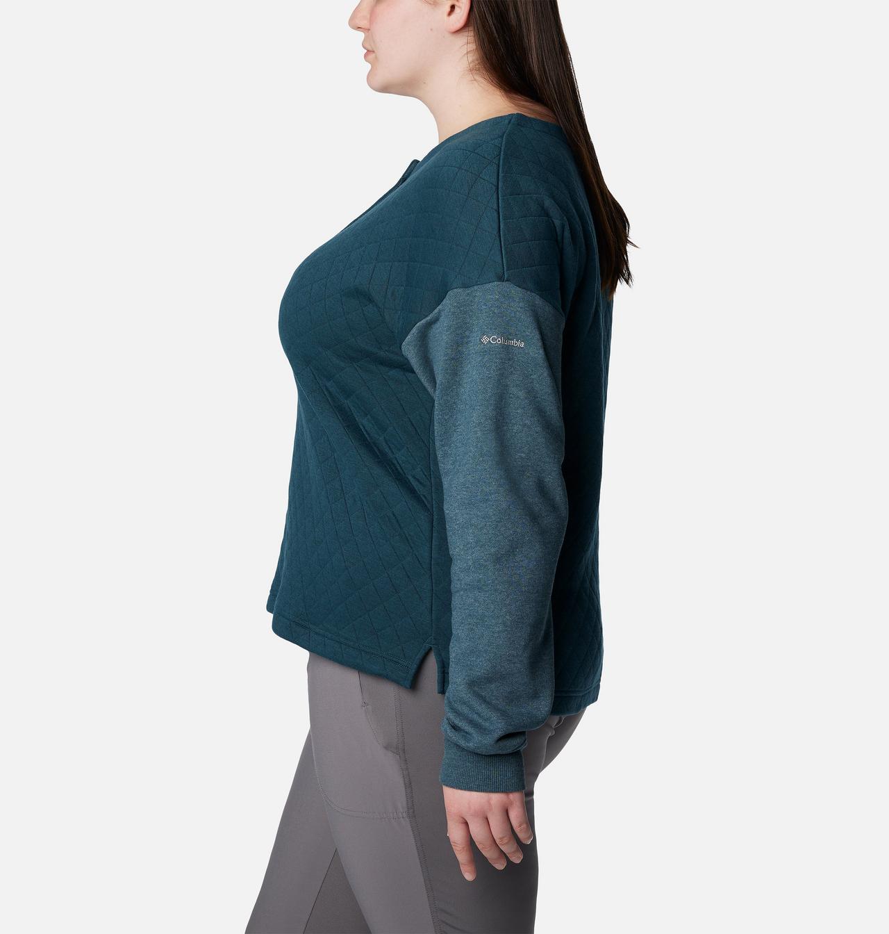 Women's Hart Mountain™ Quilted Crew - Plus Size 3