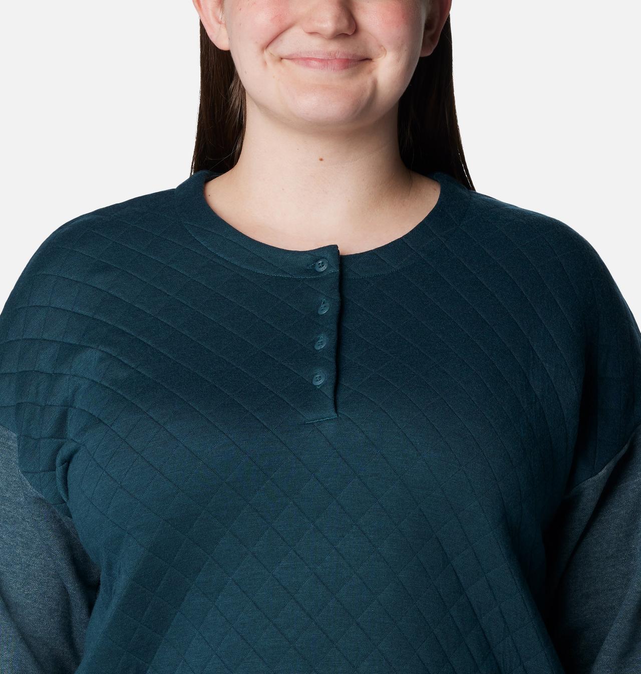 Women's Hart Mountain™ Quilted Crew - Plus Size 4