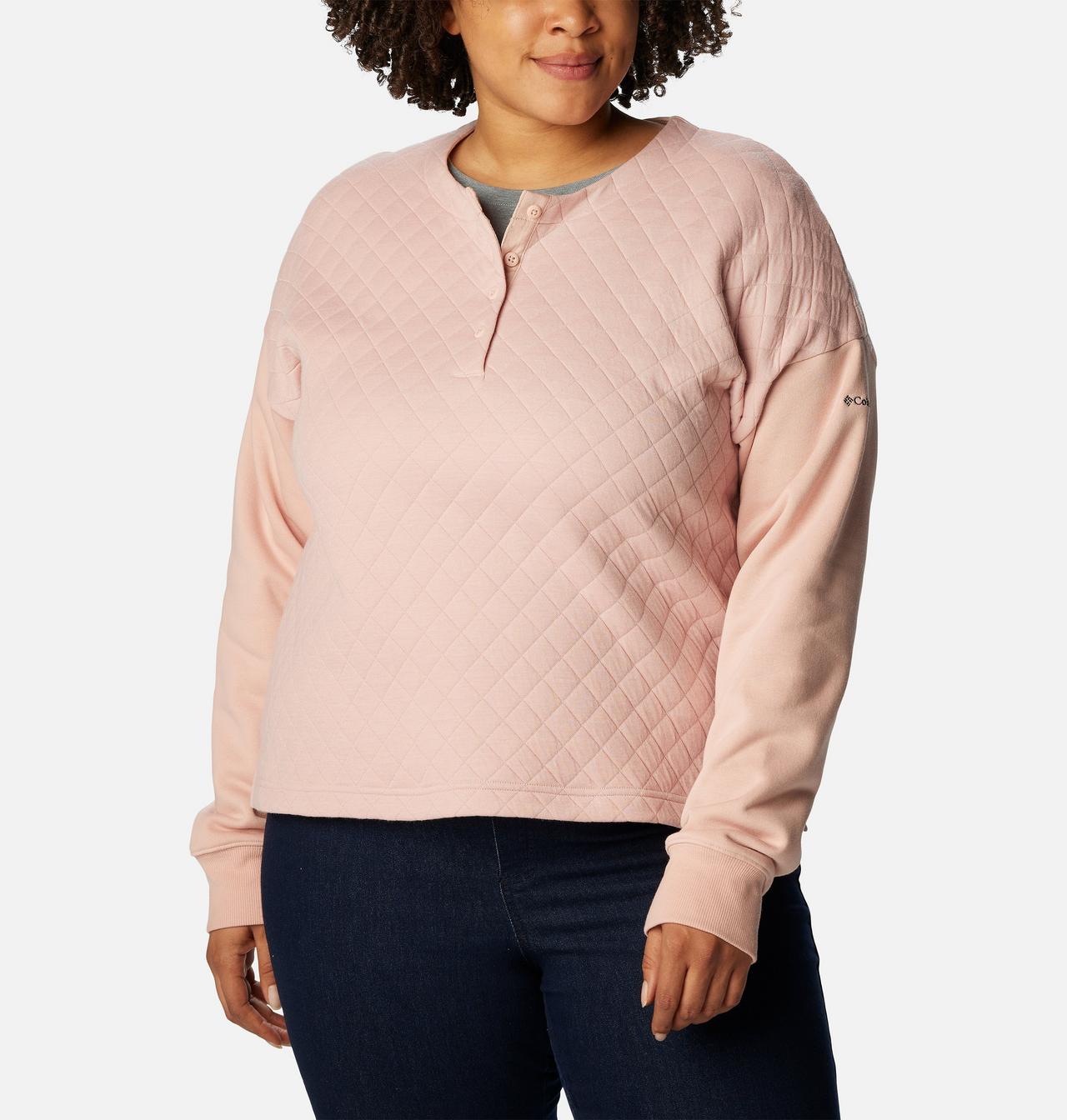 Women's Hart Mountain™ Quilted Crew - Plus Size 1