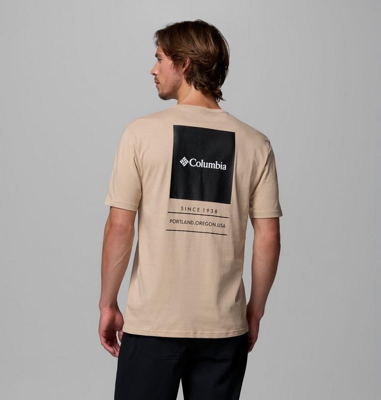 Camiseta estampada Barton Springs para hombre, Color: Ancient Fossil, image 1
