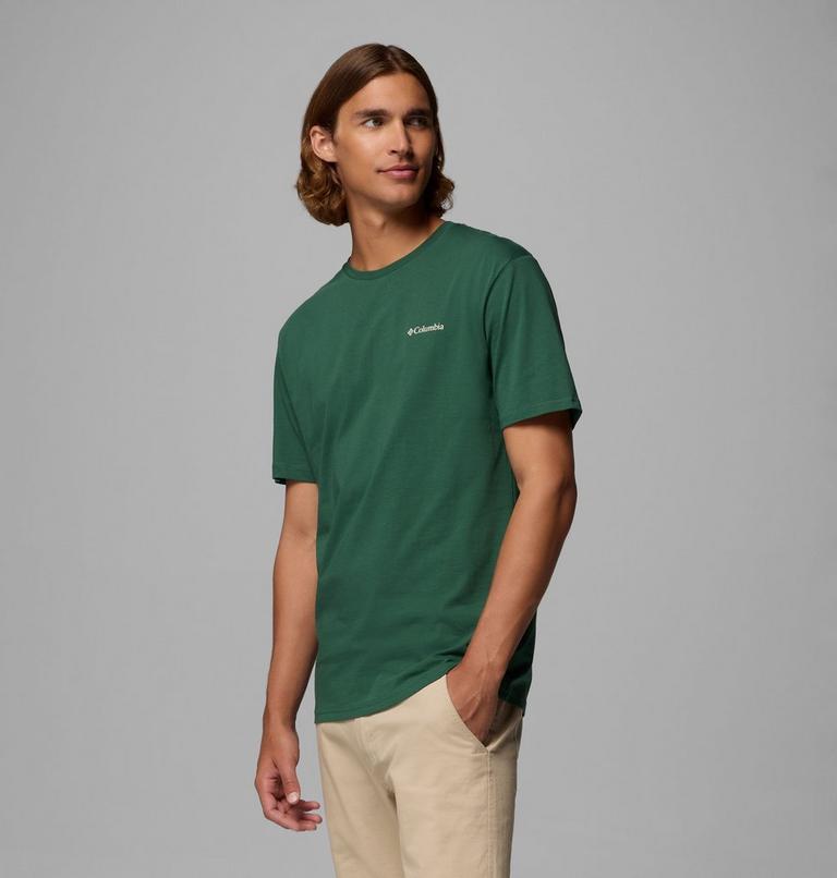 Men's Barton Springs Graphic T-Shirt, Color: Rain Forest, Dark Stone, image 4