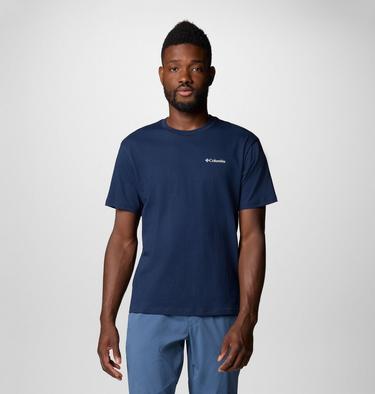 Men's Barton Springs Graphic T-Shirt, Color: Collegiate Navy, White, image 18