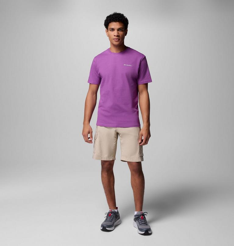 Camiseta estampada Barton Springs para hombre, Color: Razzle, image 2