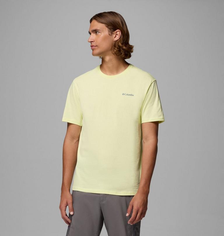 Men's Barton Springs Graphic T-Shirt, Color: Citron Haze, Everblue, image 4